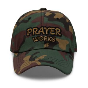 Prayer Works Camouflage Embroidered Hat