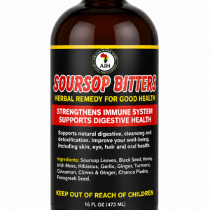 MG All Natural Soursop Bitters – Herbal Wellness Tonic (16 fl oz)
